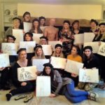 Hen party life drawing class in Brighton